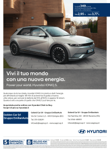 Hyundai IONIQ 5.  Power your world da soli € 349,00 al mese. L’offerta scade il 30/11/2021, affrettati!