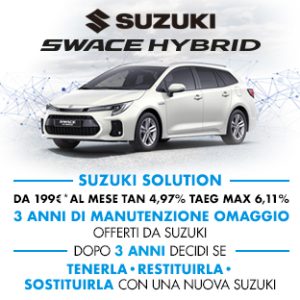 Suzuki Swace Hybrid – TUTTO DI SERIE SENZA SORPRESE! E’ qui in salone che ti aspetta! Vieni a trovarci!